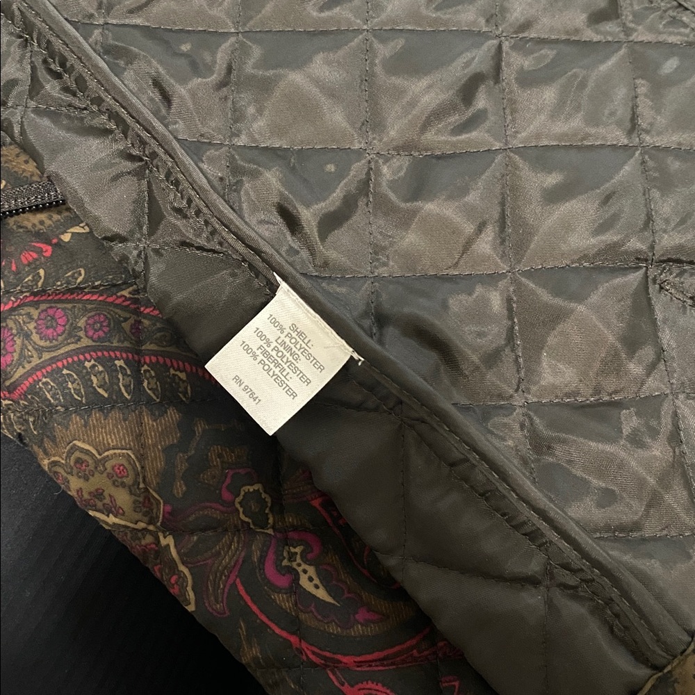🎈Adorable J.Jill Heritage Quilted Patterned Paisley Vest! - Picture 11 of 11